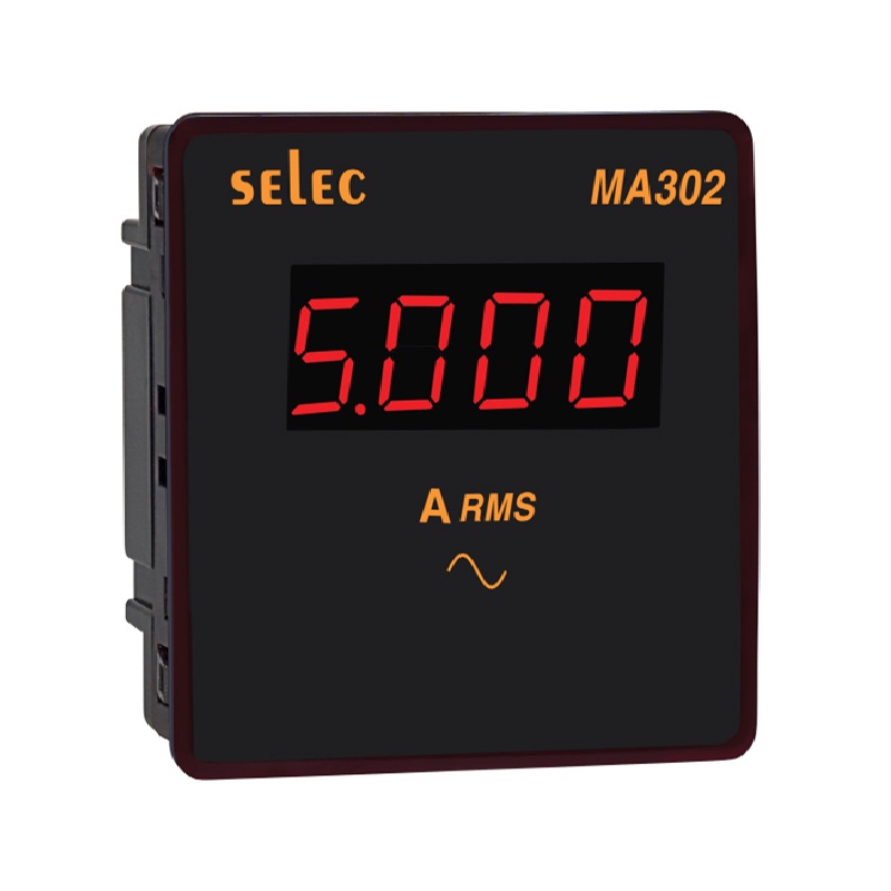 Đồng hồ tủ điện dạng số hiển thị dạng led, MA302-20A-AC (96x96)