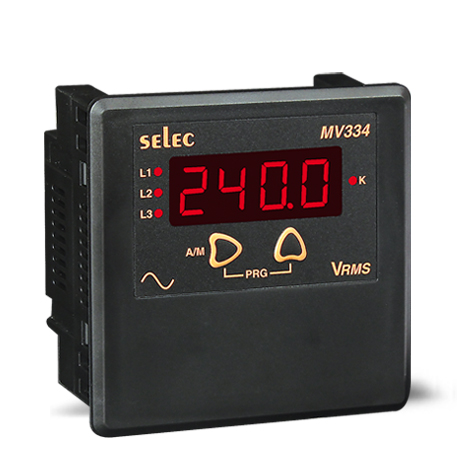 Đồng hồ Selec đo Điện áp trung và hạ thế, MV334