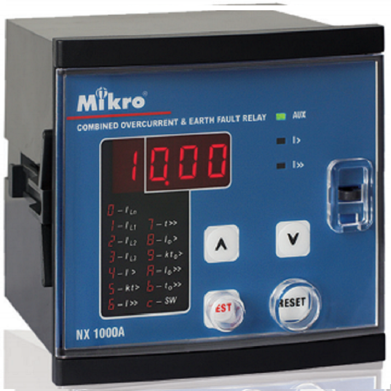 Relay bảo vệ kết hợp quá dòng và chạm đất, Mikro NX1000A-240AD