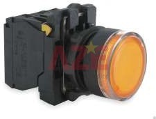 Nút nhấn RESET có đèn 220VAC (1NO, VÀNG ), MT-PY-A101L-MS, Master