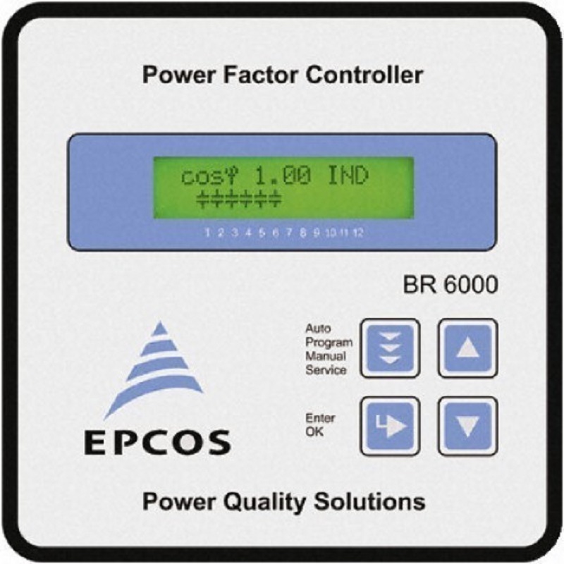 Bộ điều khiển tụ bù Epcos BR6000-R8, 8 cấp