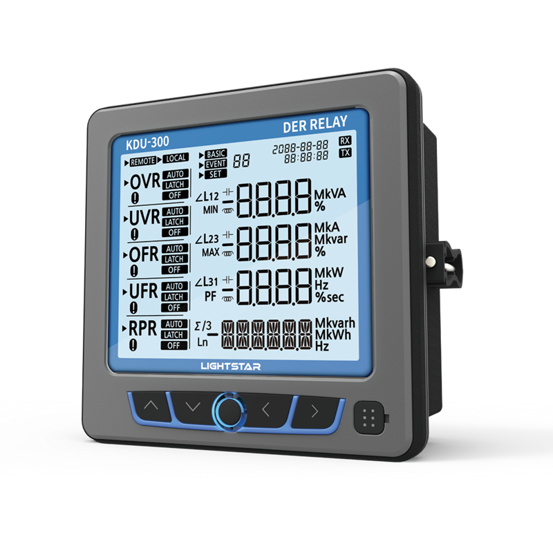 BẢNG ĐO ĐIỆN CHO ĐIỆN MẶT TRỜI PV (144x144) 3 ф V, A, W, PF, Hz, Wh, var, varh+ DO(RPR, OVR, UVR, OFR, UFR) + RS- 485