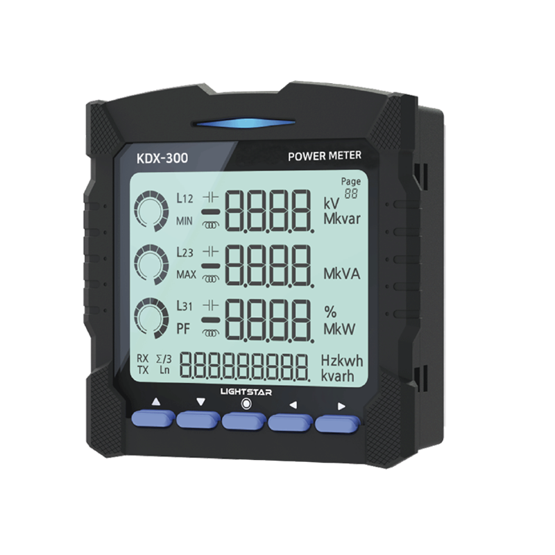 ĐỒNG HỒ ĐO ĐIỆN MUI (96x96) 3 ф V, A, W, PF, Hz, Wh, var, varh, Sóng hài + RS-485