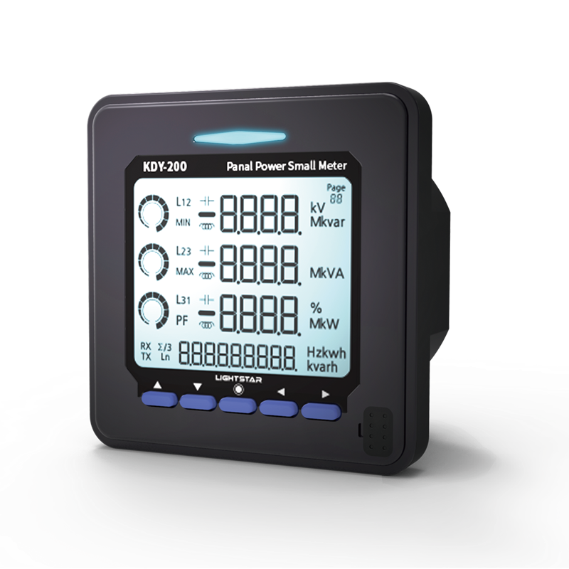 ĐỒNG HỒ ĐO CÔNG SUẤT MUI (Φ 100) 3 ф V, A, W, PF, Hz, Wh, var, varh
+RS-485