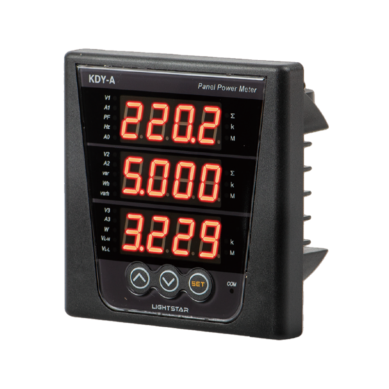 ĐỒNG HỒ ĐO CÔNG SUẤT MUI (Φ 100) 3 ф V, A, W, PF, Hz, Wh, var, varh
+RS-485