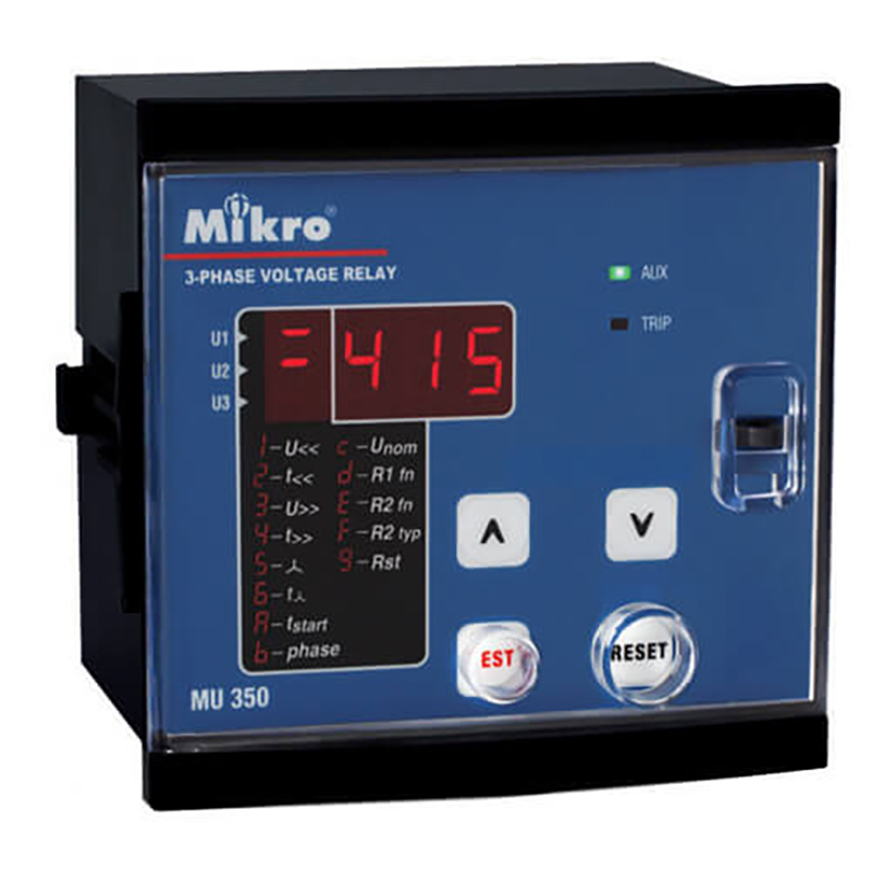 Relay bảo vệ điện áp Mikro MU350415, Mikro MU350-415V